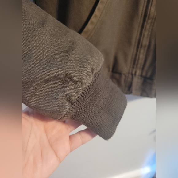 Brown Workwear Hooded Jacket. - Picture 7 of 8